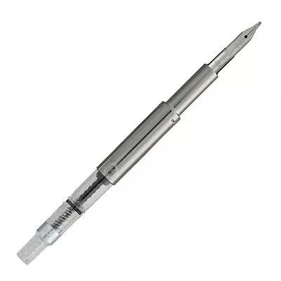 Pilot Namiki Vanishing Point Converter In Rhodium 18K White Gold STUB Nib • $85.95