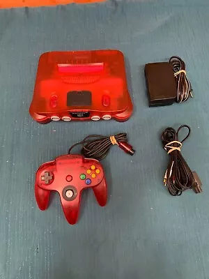 N64 Funtastic Watermelon Red Original Console Controller Cables Tested & Working • $190.50