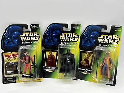 Star Wars Nien Nunb Saelt Marae Yak Face Darth Vader 1997 Action Figures Kenner • $13.49