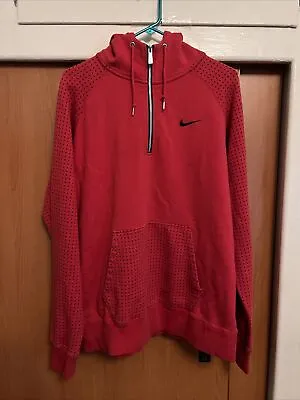 Manchester United Vintage Nike Quarter Zip Hoodie Hooded Sweatshirt XL Beckham • $44