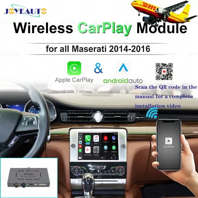 Carplay & Android Auto Retrofit Decoder For Maserati Quattroporte/Ghibli Dodge~ • $318.78