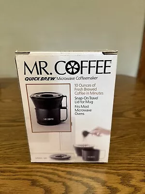 Mr. Coffee Quick Brew Microwave Coffee Maker 10 Oz. With Travel Mug • $11.99