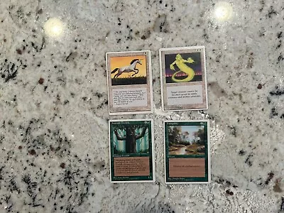 Mtg Miscut Cards X 4 - Magic The Gathering Miscut Offcenter Seeker Tranquility • $2.99