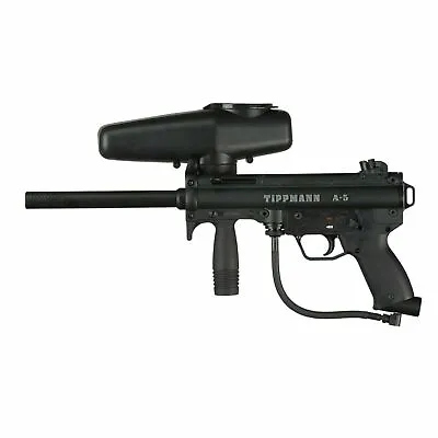 New Tippmann A5 Basic Tactical Black Woodsball Paintball Gun Marker W/ SS • $250