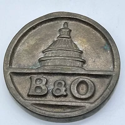 Vintage B&O Bronze / Brass Medallion 3 3/8  • $100