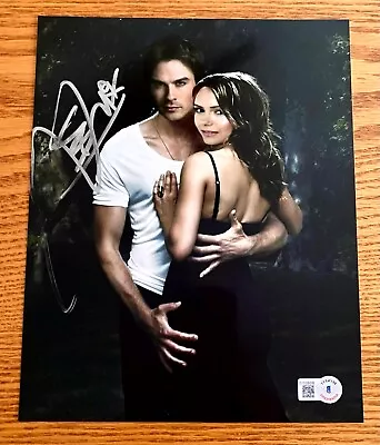 Ian Somerhalder Hot Vampire Diaries Damon Salvatore Signed 8x10 Photo Beckett R • $119.99