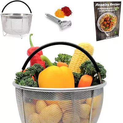 Premium Vegetable Steamer Basket - Fits Instant Pot Pressure Cooker 6 Qt & 8 ... • $32.77