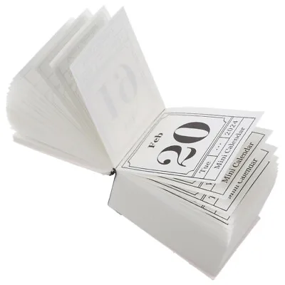 2024 Mini Desk Calendar Tear Off Daily Schedule Organizer • £7.72