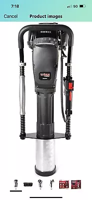 Titan PGD3875 4 Inch Barrel 1.3 HP Gas Powered Fence Post Driver Pole Pounder • $500