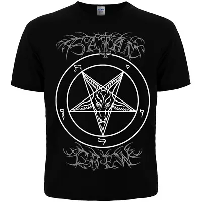 Satan Crew PENTAGRAM BLACK METAL MAYHEM VENOM BATHORY T-Sirt • $14.99