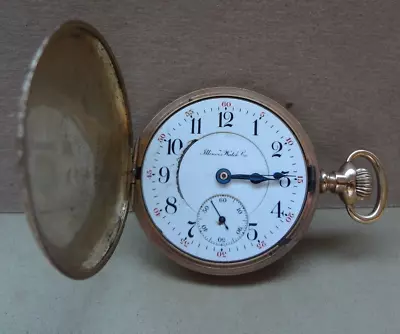 Vintage Iwc Railroad Grade Full Hunter Pocket Watch 1442406 • $279.99