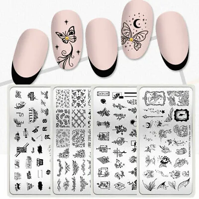 BORN PRETTY Christmas Pattern Stamping Plate Flower Nail Art Image Stamp Stencil • $2.23