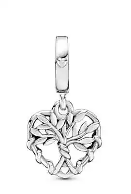 Authentic Pandora Heart Family Forever Tree Dangle Charm #799149C00 • $35.99