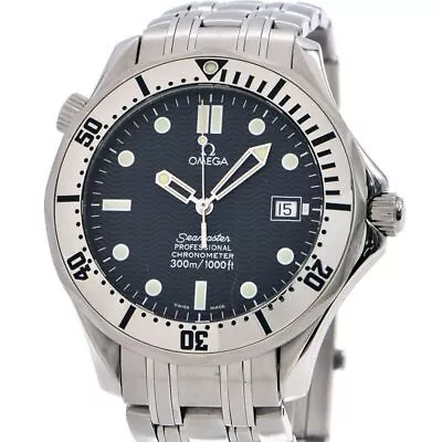 USED OMEGA SEAMASTER Professional 300M 2532.80 Navy Date Automatic Men's Watch • $3997.04