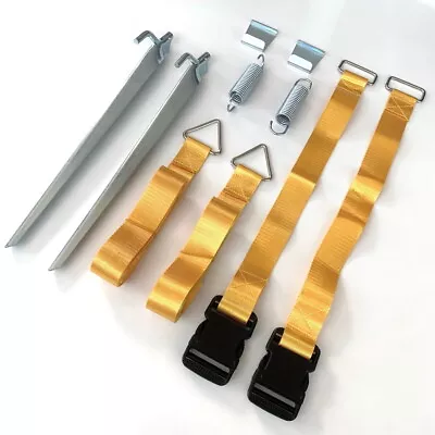 Fiamma Caravan Awning Tie Down Kit S Rope Clip Tie Downs F45S F45 F65 F35 Yellow • $51.95