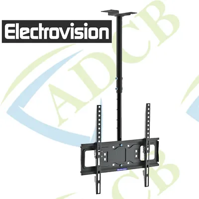 Ceiling Mounted Tilt And Swivel TV Bracket For Size 14  - 50  VESA 400 X 400mm • £40.95