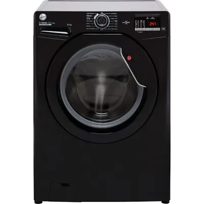 £339 • Buy Hoover H3W4102DBBE 10Kg Washing Machine 1400 RPM E Rated Black 1400 RPM
