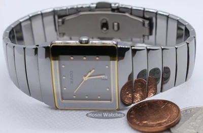 £349.99 • Buy Mint Scratchproof Rado Sintra 152.0332.3 Silver High Tech Ceramic Watch New Batt