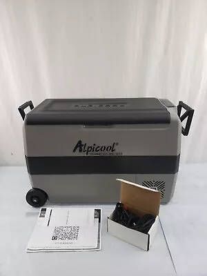 Alpicool T50 12 Volt Portable 50L Refrigerator & Freezer Car RV Boat W/ Wheels • $174.95