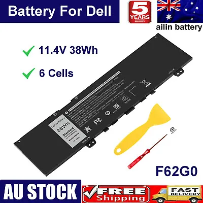 F62G0 Battery For Dell Inspiron 13 7000 2-in-1 7373 7386 7370 7380 5370 Series • $47.99