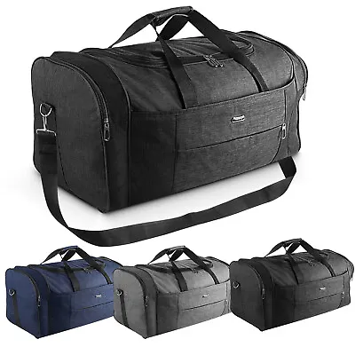 Military Canvas Duffle Gym Bag Sports Travel Luggage Handbag Tote Shoulder Bag • $20.99