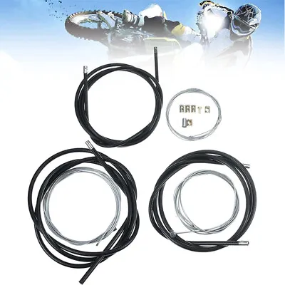 US Motorcycle Cable Clutch Cable + Brake Cable + Throttle Cable Set Assembly • $45.99