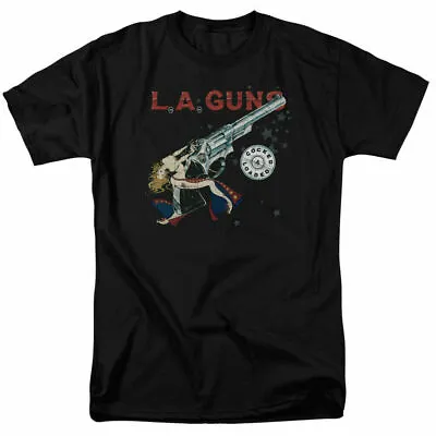 L.A. Guns Cocked And Loaded T Shirt Licensed Hard Rock N Roll Band Merch Black • $24.99