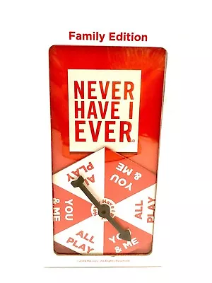 Never Have I Ever A Fun Party Card Game Family Edition Ages 8+ New Sealed • $27.34