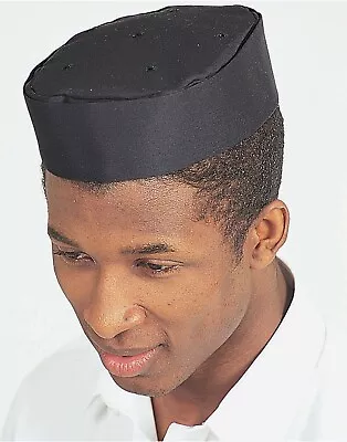 Dennys Chefs Hat Skull Cap Bakers Cooks Kitchen Catering Breathable Lightweight • £11.49