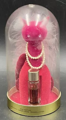 Vintage 1960s Max Factor Pink Sophisti Cat Under Dome Pearls Feathers Primitif • $25