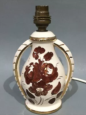 Vintage Ironstone Table Lamp Hand Decorated Signed - Masons / Ashworth Style • £34.95