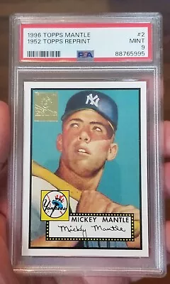 1996 Topps Mickey Mantle #2 Commemorative  MINT Psa 9 • $75