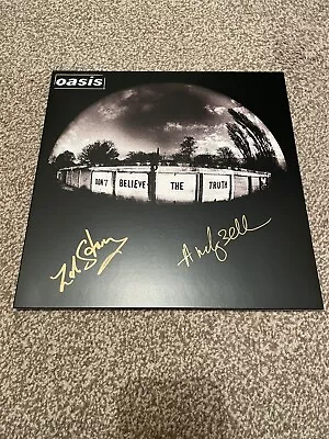 Signed Oasis 12” Vinyl Album Don’t Believe The Truth • £65