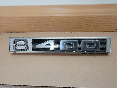 Vintage OEM 1969-1972 Chevrolet Truck 8 400 V8 Fender Emblem Metal Part #3980000 • $14.99