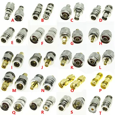 $1.80 • Buy N TO BNC N SMA UHF SO239 PL259 Male Female RF Connector Adapter Test Converter