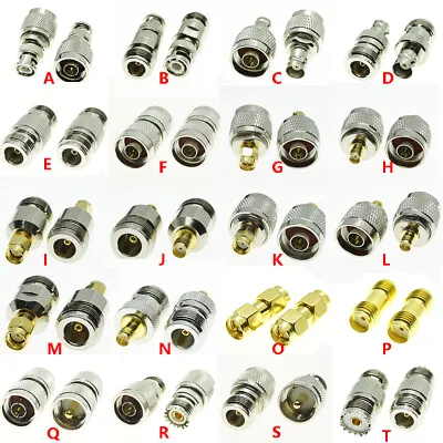 N TO BNC N SMA UHF SO239 PL259 Male Female RF Connector Adapter Test Converter • $3.22