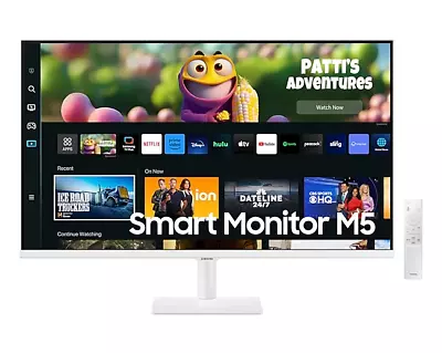 SAMSUNG LS32CM501EU 32  Full HD 1080p LED Gaming Monitor Smart TV With Speakers • £275