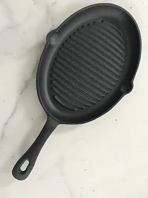 £7.50 • Buy New Cast Iron Griddle Pan Skillet BBQ Camping Steak Burgers