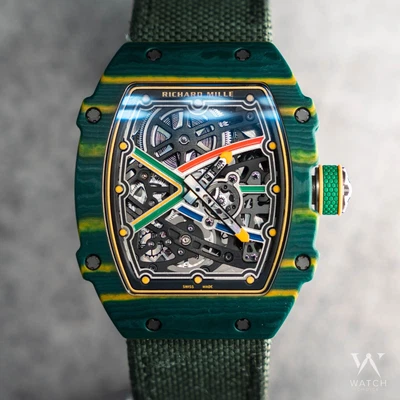 £210000 • Buy Richard Mille | RM67-02 | Wayde Van Niekerk | Carbon Flat | Skeleton Dial | 2018