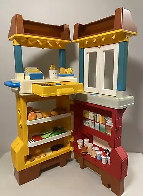 Vintage Fisher Price McDonalds Drive Thru Playset With Food • $350