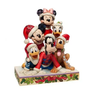 Jim Shore Disney Traditions - Christmas Mickey & Friends • $143
