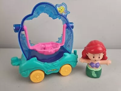 Fisher Price Little People Disney Princess Parade Ariel Doll + Carriage  • $12.99