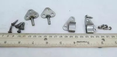 Antique Victor Victrola Crank Windup Phonograph Pivots & Brackets W/ Screws ! ! • $9.95