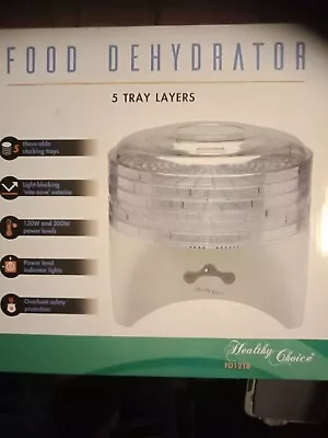 Healthy Choice Digital Food Dehydrator/Dryer/Preserver With 2 Power Levels • $30