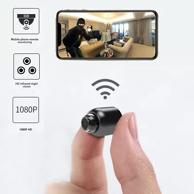 New!!! 4K WIFI Spy Mini HD 1080P Camera DIY Hidden Wireless IP Nanny DVR Cam UK • £19.59