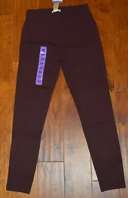Women's Matty M Deep Burgundy Pull On Stretch Ankle Pants Sizes XS S • $14.99