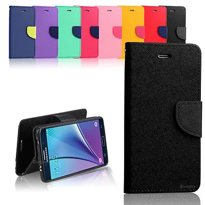 New Diary Wallet Case Cover For Samsung Galaxy Note 5 & S6 Edge Plus + • $7.99