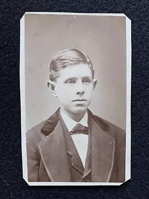 Antique Charles City Iowa Handsome Man Civil War Era CDV Photo Card • $9.95