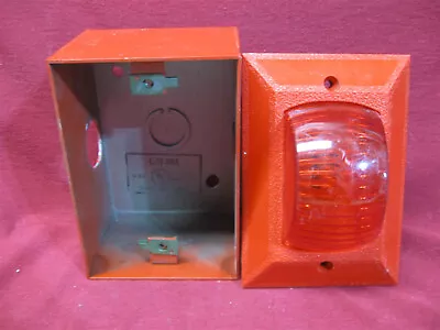 Vintage Space Age Electronics Fire Alarm Indicator Red Light #3 Untested • $75