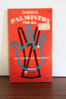 Vintage Cheiro's Palmistry For All - The Classic Of Palmistry 1979 ARC Books  • $14.99